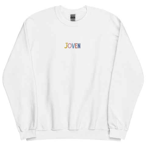 Joven Center Embroidered Unisex Crewneck
